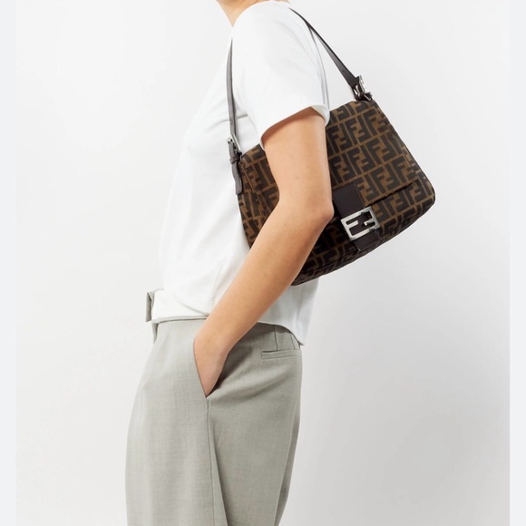 Fendi Mama Forever Bag Zucca Canvas EUC - Picture 2 of 13